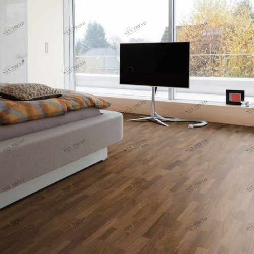 Паркетная доска Haro 4000 Series Top connect Орех американский Натур (Гладкая) 2200х180 мм 523812