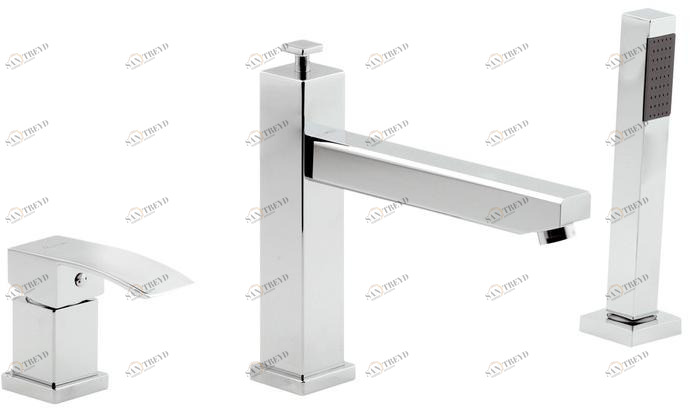 Rubinetterie Mariani Комплект для ванны на 3 отверстия с ручным душем Marte 237-ma