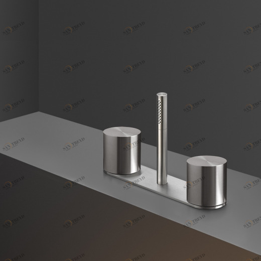 Обод монтаж комплект из 2-х последовательных смесителей с выдвижной цилиндрическими ручной душ диаметр 18 м т  OPS27 CEADESIGN 