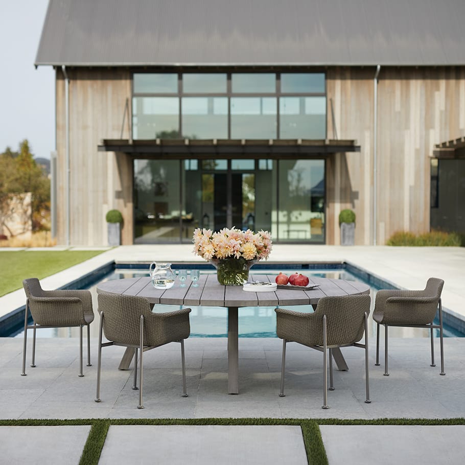 Стул из морской веревки с подлокотниками JANUS et Cie ARCH-00041602 - Вид №3