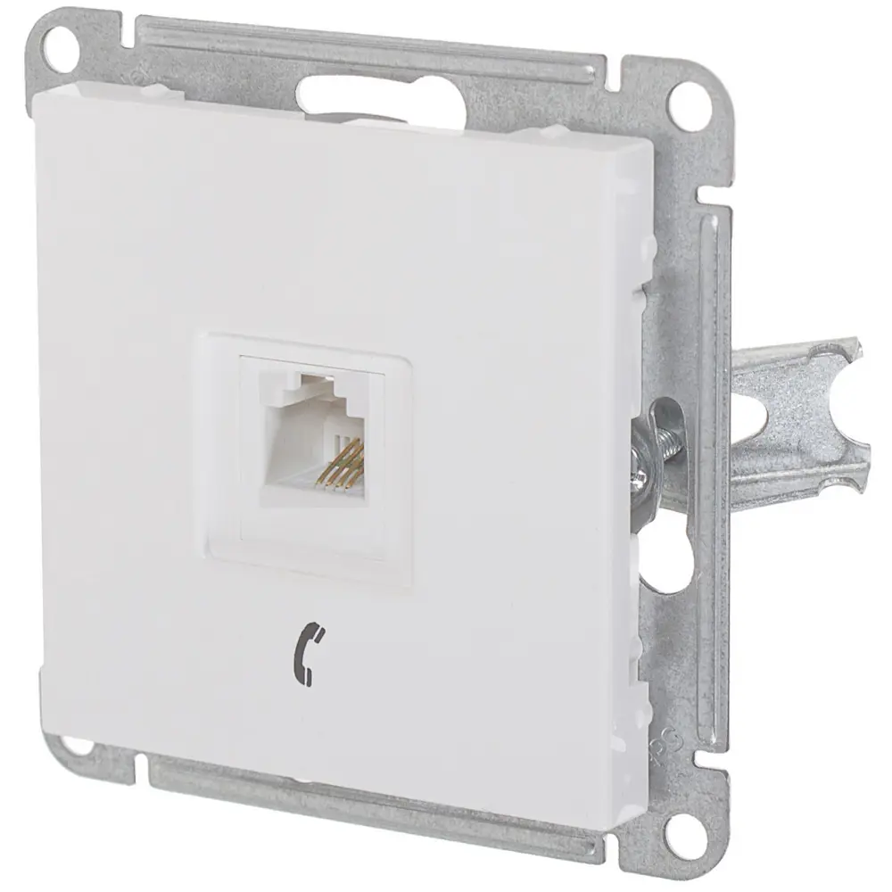 Телефонная розетка SYSTEME ELECTRIC W59 для скрытого монтажа 18799113 STLM-0012738 - Вид №2