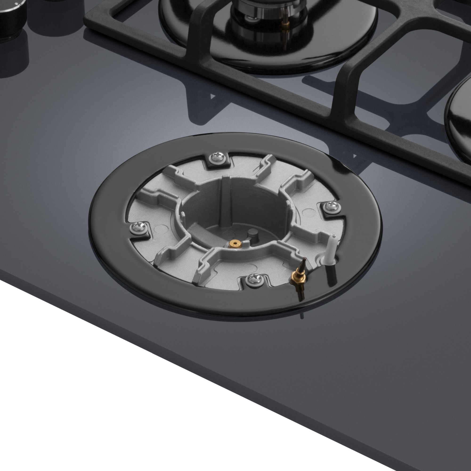 9202537 Газовая варочная поверхность Meferi MGH604GR GLASS ULTRA STDN-0064788 - Вид №8