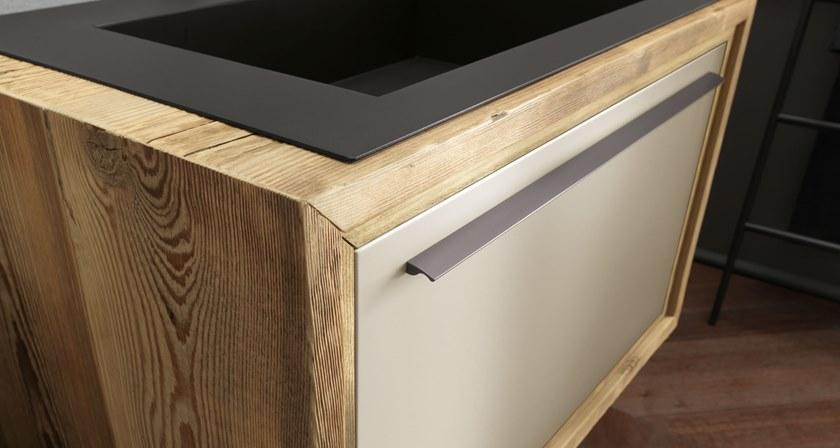 Archeda Подвесная тумба под умывальник из дерева с зеркалом Wood sun-id-1356750 - Вид №1