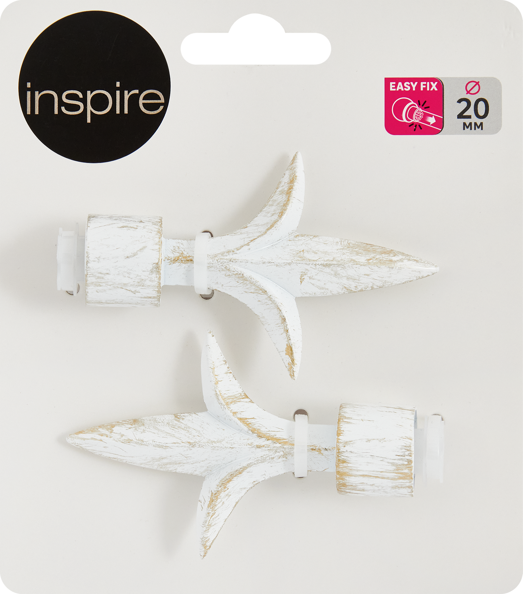 Наконечник Лотос алюминиевый 20 см белый INSPIRE 86421292 STLM-0068873 - Вид №2