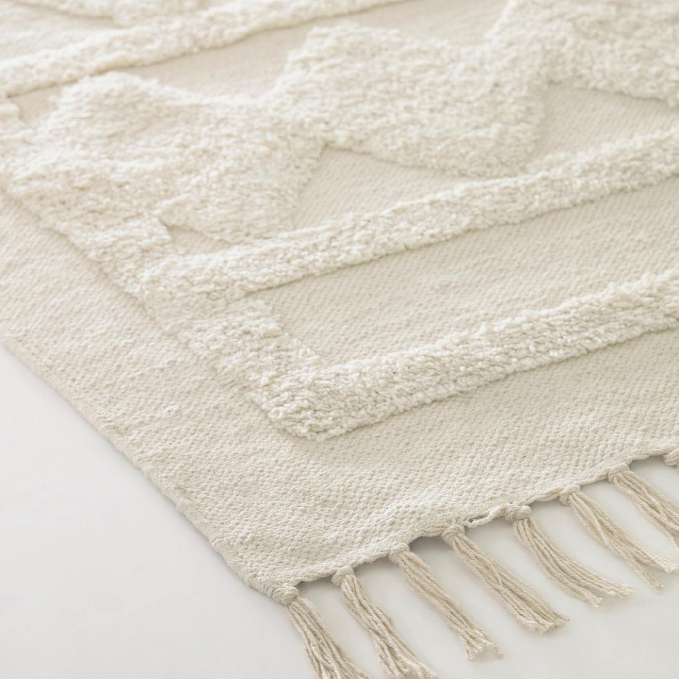 108441 Ковер из 100% хлопка бежевого цвета 140 x 200 см La Forma Dabria 