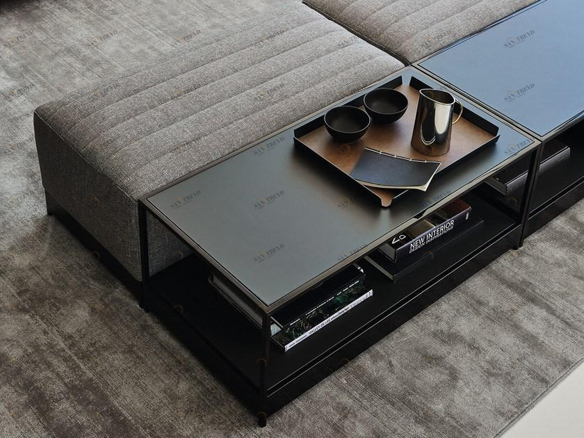 Ditre Italia Прямоугольный металлический журнальный столик для гостиной Bag sun-id-1374399