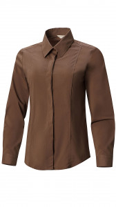 62511 Рубашка женская  chocolate El-Risto  Корпоративная одежда  размер 44 (M)