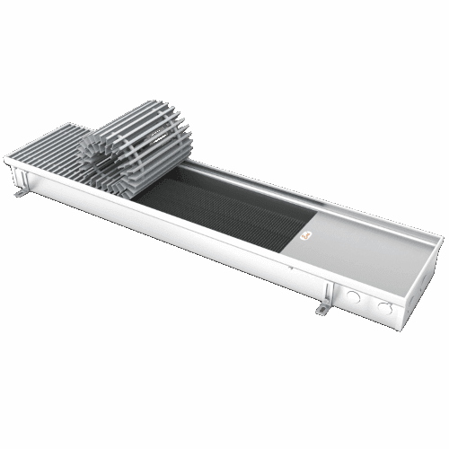 Конвектор напольный Wilma KB 80-1000 с тангенциальным вентилятором нержавеющая сталь KB902581000