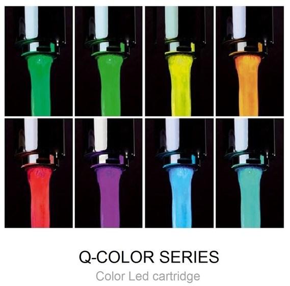 Remer Rubinetterie Комплект для ванны однорычажный led Q-color Qr 07 - Вид №1