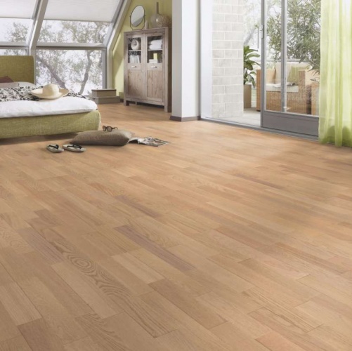 Паркетная доска Meister PС 400 Style Чистый 8262 Дуб Натур с брашью (Текстурированная) 2400х200 мм 2300200063 - Вид №1