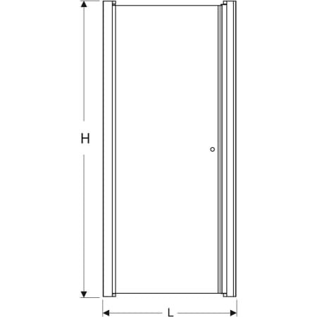 500.903.00.5 Распашная дверь IDO Showerama 10-0 Geberit  - Вид №3