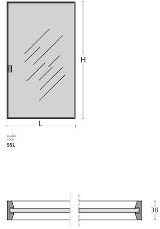 Glas Italia Раздвижная стеклянная дверь Sherazade sun-id-1442356 - Вид №2