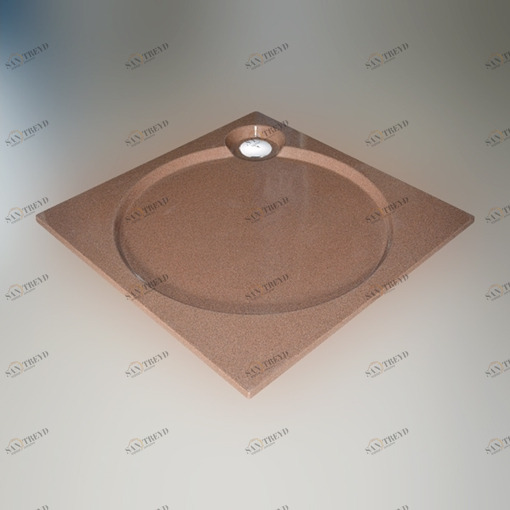 Душевой поддон 80X80X2 СМ Q-ТЕРРАКОТ GUTEWETTER Shower trays 80X80X2СМQТЕРРАКОТ