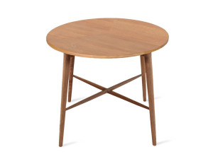 Круглый деревянный стол