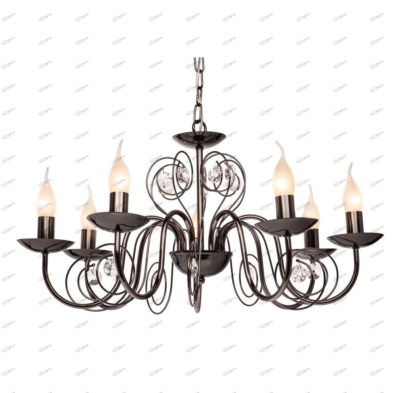 Подвесная люстра Silver Light Fancy 121.59.7 SILVER LIGHT FANCY BLACK 185988 Хром 
