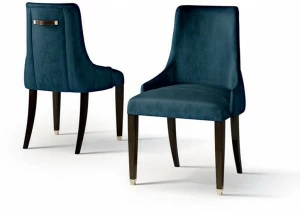 Carpanese Home Стул из нубука с ручкой Heritage 6609