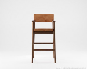 510_1117 Подлокотник барный с кожей Karpenter