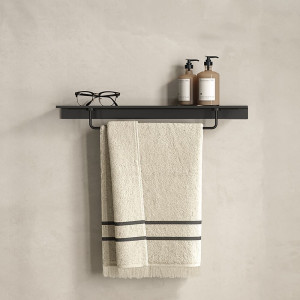Металлический держатель для полотенец / полка для ванной комнаты