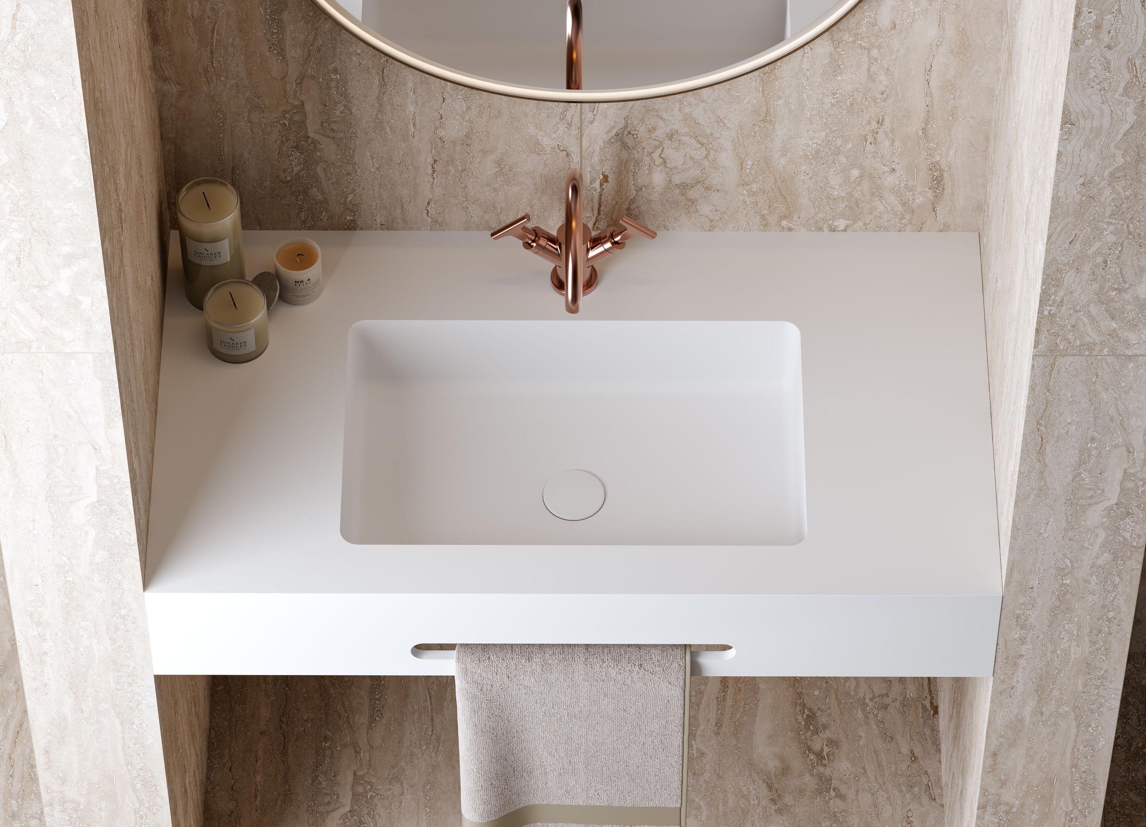 Одиночный подвесной умывальник Hidrobox Program ARCH-00012208 - Вид №4