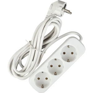 Удлинитель с заземлением Defender 3 розетки, 3 м