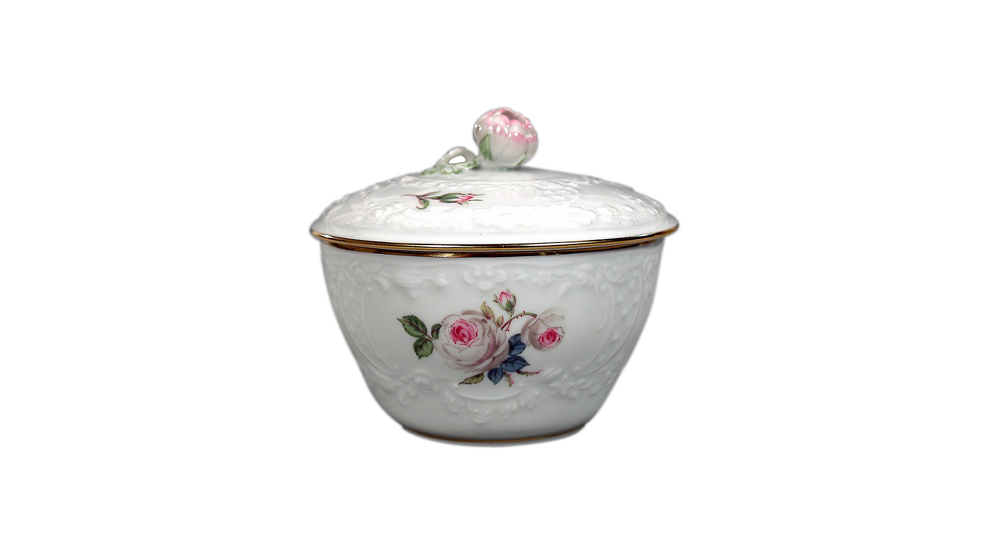 10659693 Meissen Сервиз кофейный Meissen "Белая роза" (форма - Новый Марсель) на 4 персоны 12 предметов Фарфор, Керамика  - Вид №3