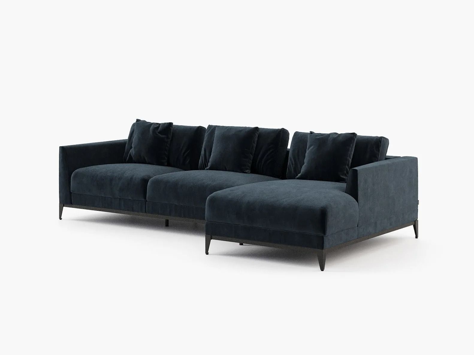 Угловой диван из ткани Laskasas DECKER ARCH-00135601 - Вид №4