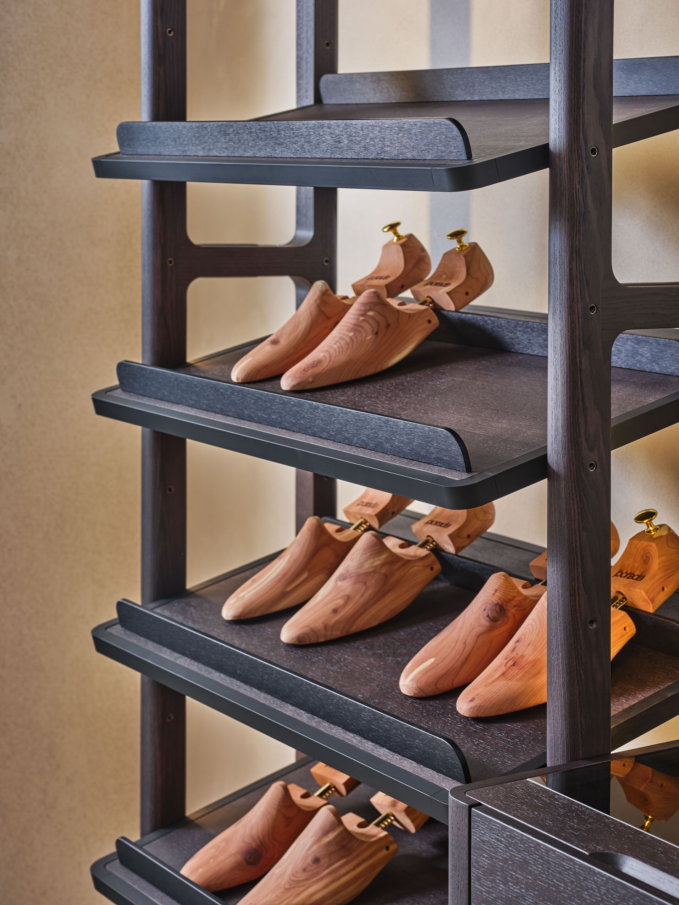 Модульная гардеробная из ясеня со встроенным освещением Porada Soul ARCH-00139648 - Вид №5