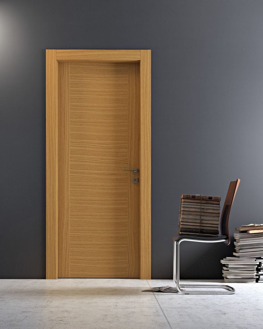 Распашная дверь из шпона Pail Serramenti INFINITA ARCH-00120487 - Вид №1