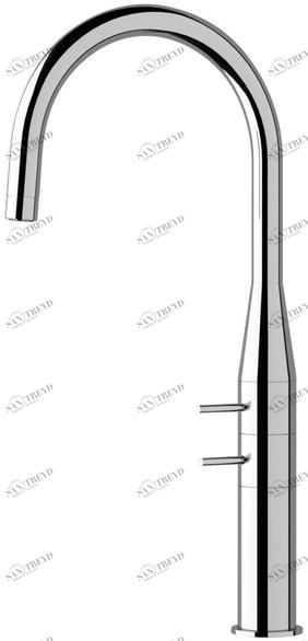 Remer Rubinetterie Смеситель кухонный с поворотным изливом Cucina Bk 74