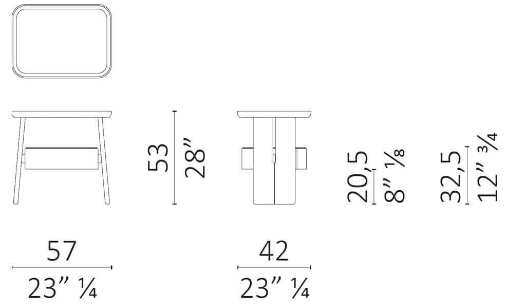 Деревянная тумбочка Poltrona Frau коллекция-мебель и аксессуары ARCH-00023968 - Вид №5