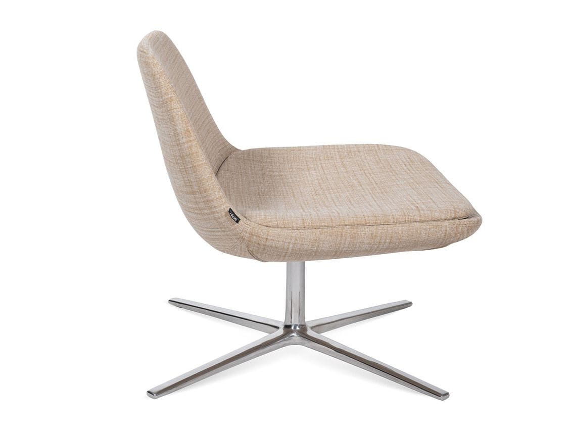 Тканевое вращающееся кресло Infiniti PURE LOOP LOUNGE ARCH-00127442 - Вид №4