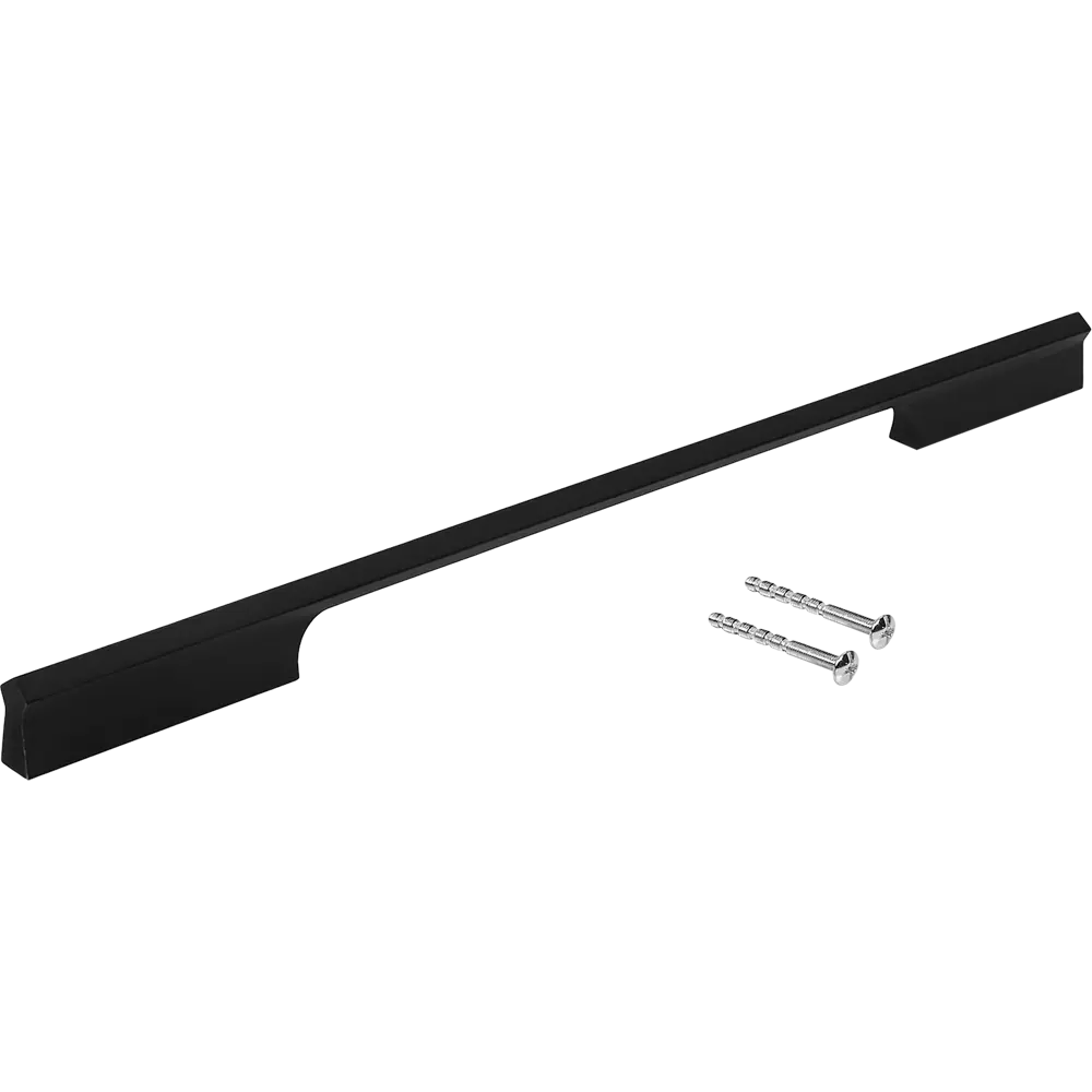 Мебельная ручка-скоба 7602 320 мм матовый черный EDSON STLM-2011356 - Вид №3