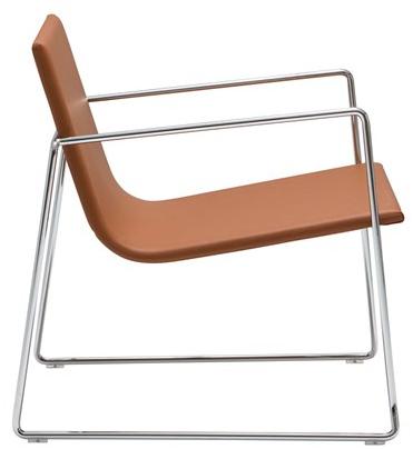 Andreu World Штабелируемое мягкое кресло-санки Lineal Bu0589 - Вид №9