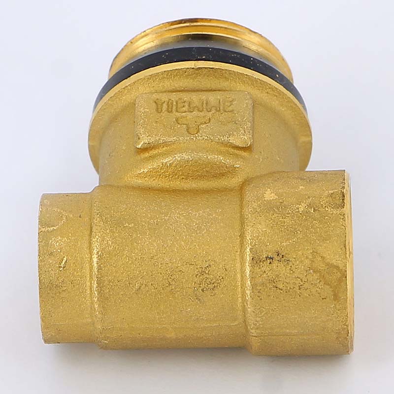 Концевик (тройник) для коллектора TIEMME 1/2"х3/4"х3/8" 1950009 - Вид №1