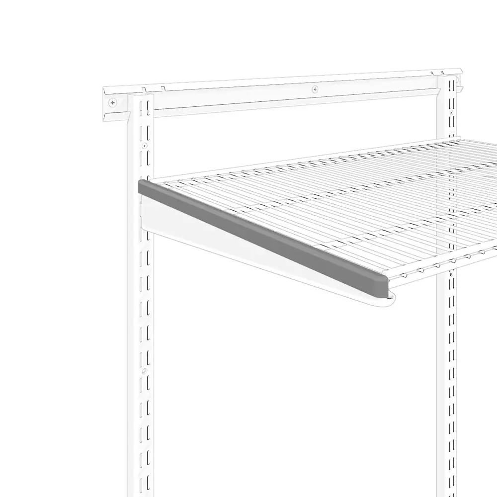 Заглушка 0.8x1.6x42 см пластик цвет белый ТИТАН-GS STLM-2101967 - Вид №1