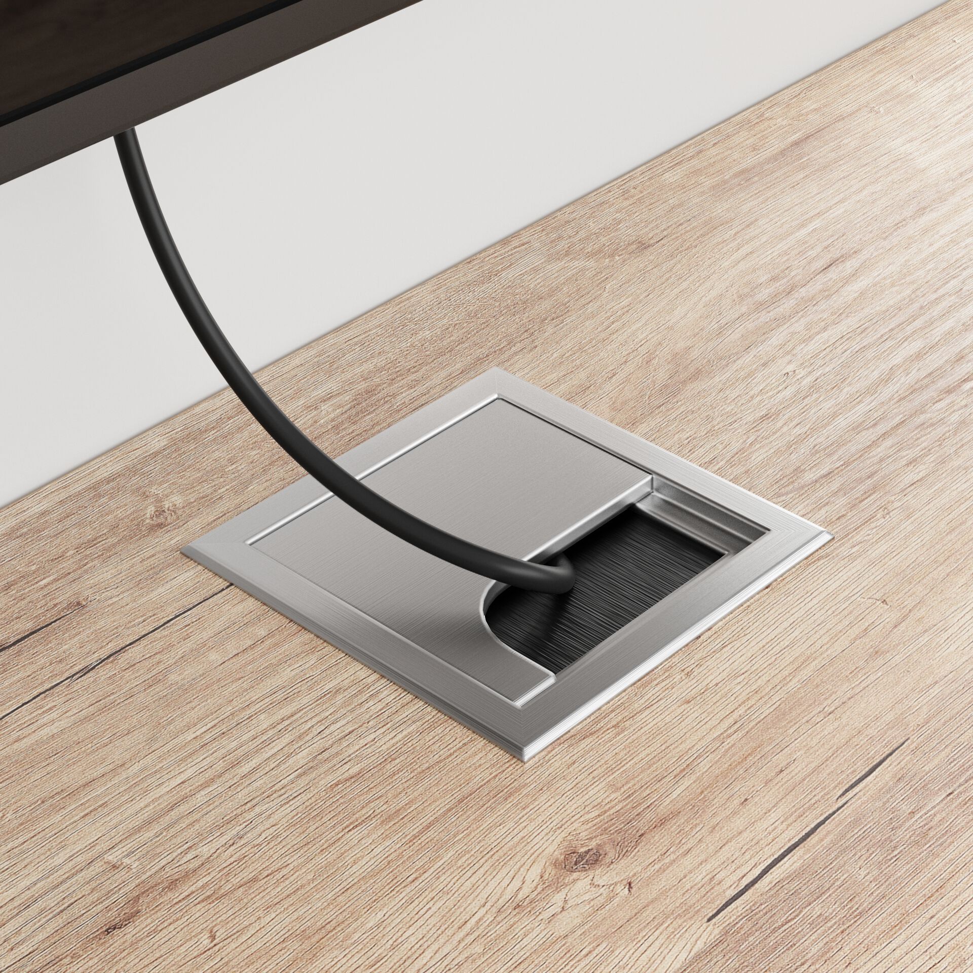 Подвесной ТВ-шкаф из меламиновой ткани с системой кабельных втулок Mobili Fiver X ARCH-00125478 - Вид №1