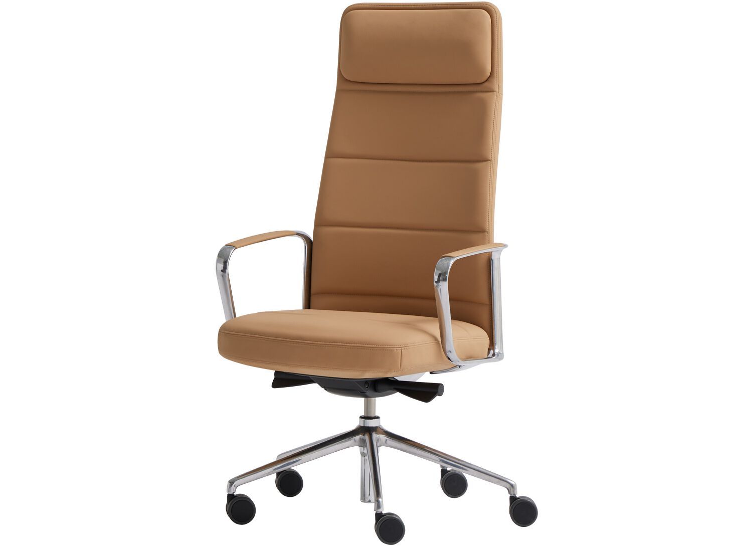 5-спицевое кожаное вращающееся офисное кресло с высокой спинкой INCLASS ZenPro ARCH-00095162