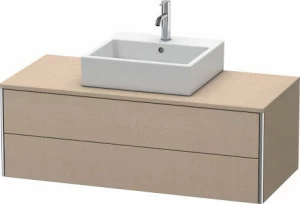 XS491207575 Тумбочка для подвесной консоли XSquare #XS4912 1200 x 548 мм Лен, декор
