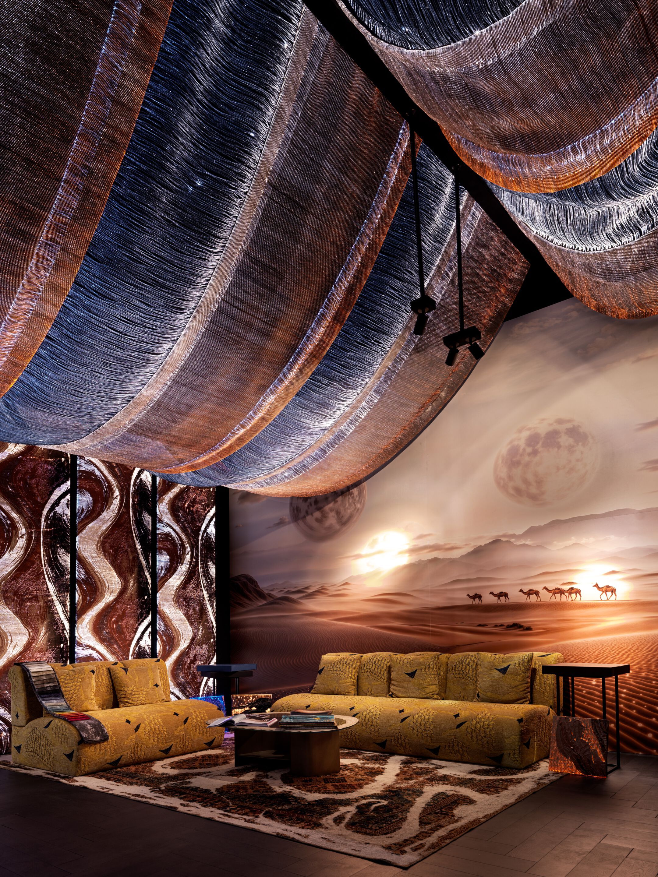 Светящаяся ткань с оптическим волокном для штор DREAMLUX® Tende ARCH-00147176 - Вид №9