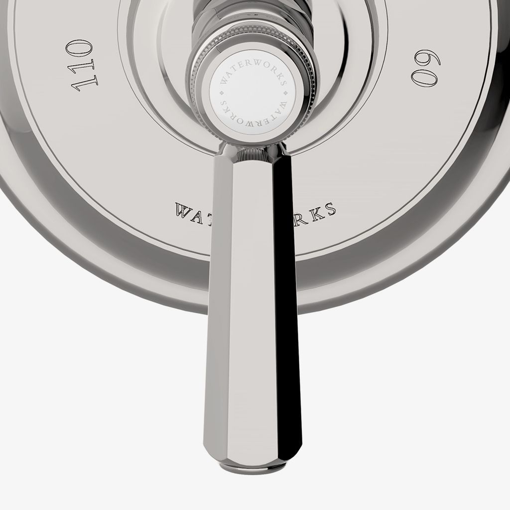 ATTH71 Облицовка термостатического регулирующего клапана Astoria с металлической ручкой Waterworks - Вид №1