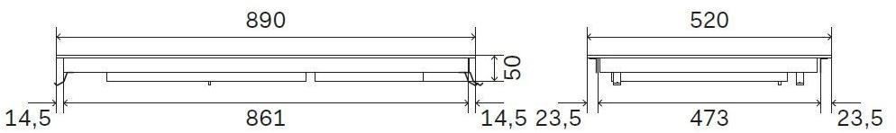 Ilve Встраиваемая индукционная стеклокерамическая плита Professional plus Khvi90tc Santreyd  - Вид №3