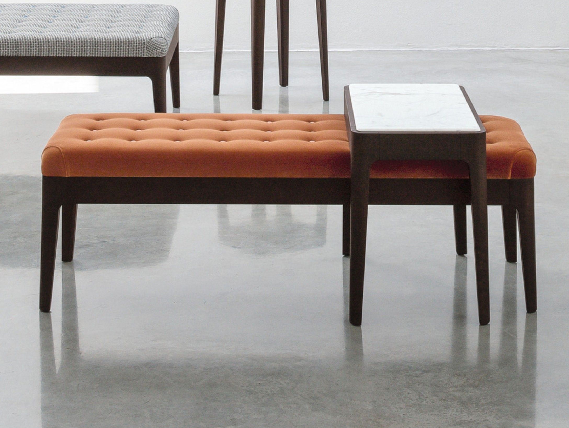 Мягкая скамейка из ткани Porada Soul ARCH-00083355 - Вид №1