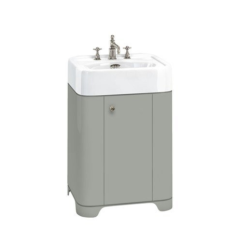 Раковина 600мм с тумбой, цвет темно - оливковый Arcade Burlington ARC600 1TH, ARC9M - Вид №4