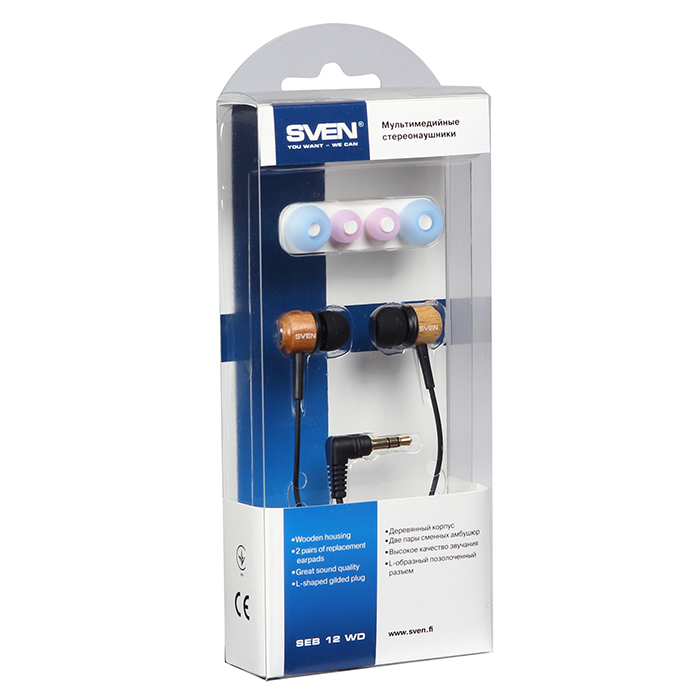 SV-042-12 WD Наушники вкладыши seb 12 wd Sven Santreyd  - Вид №4