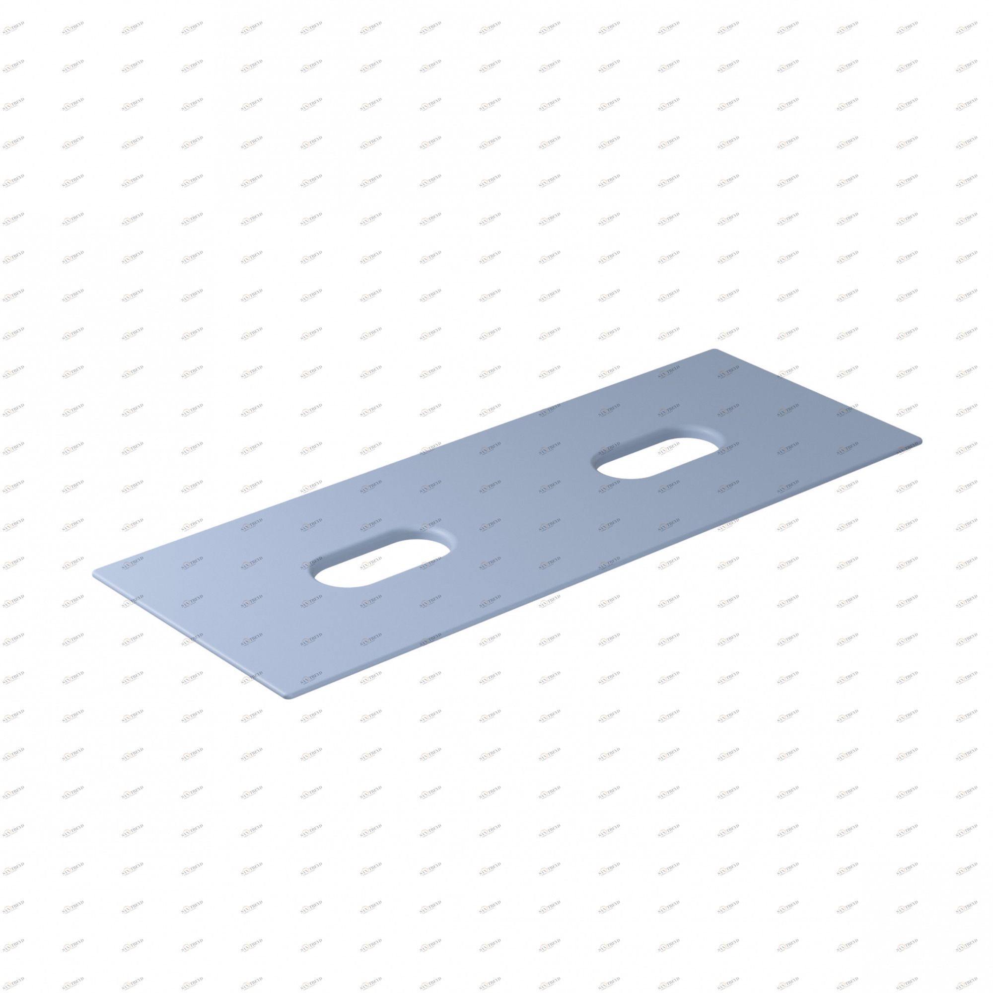 Керамическая полка с двумя отверстиями 121x46 Синий 2054ON GALASSIA Tabulae 