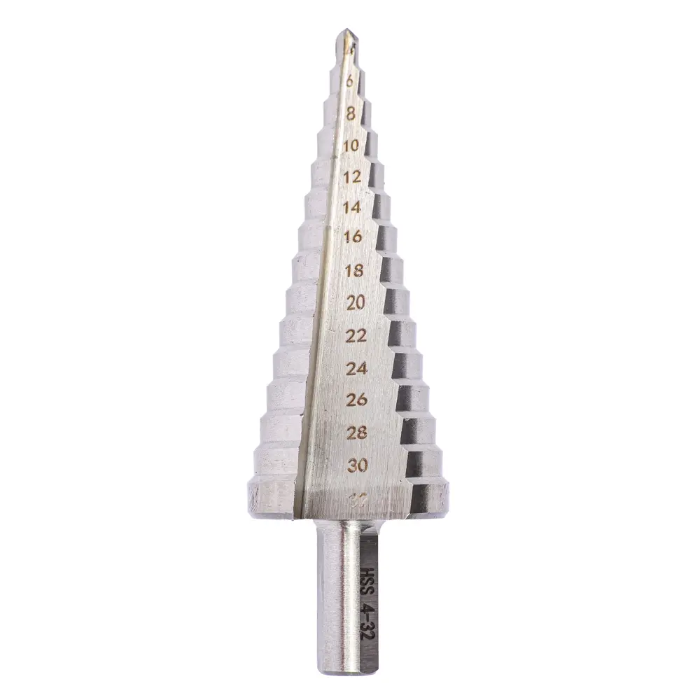 Сверло ступенчатое по металлу HSS 370106 4-32 мм 89415147 STLM-2018667 Santreyd  - Вид №1