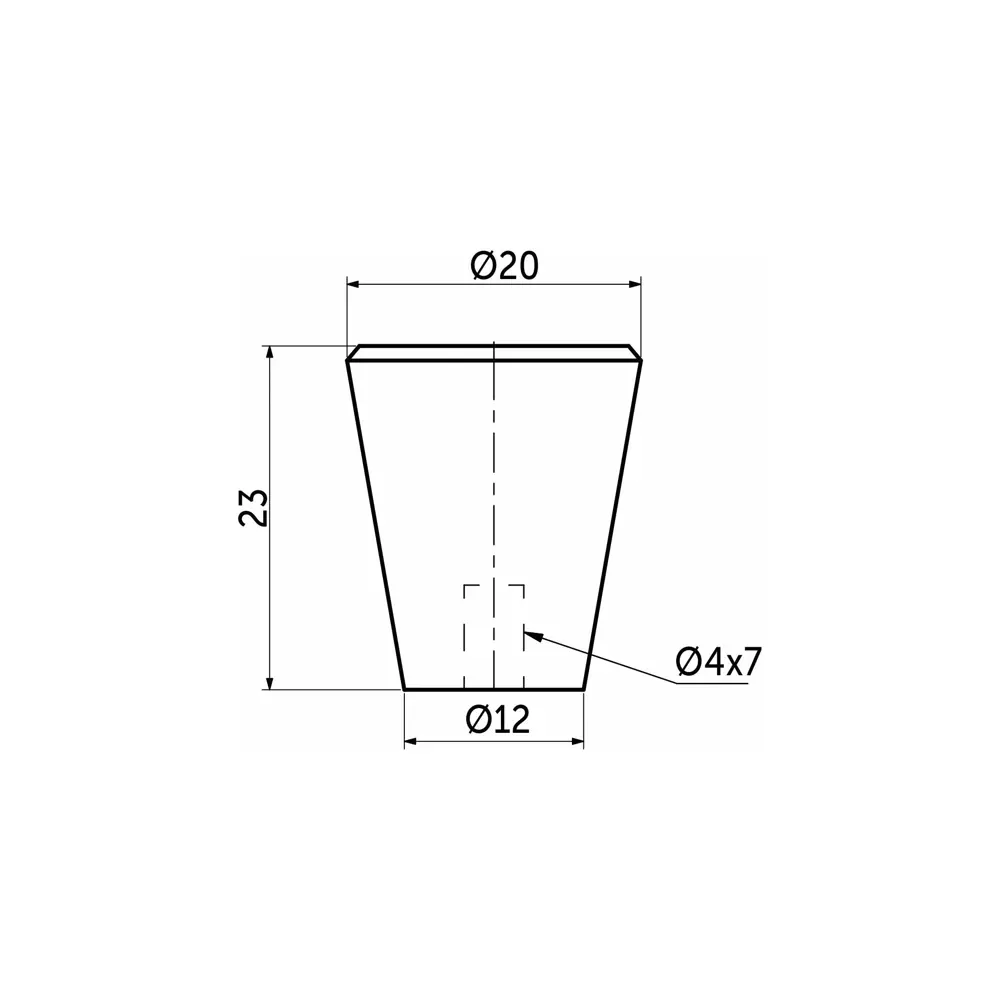 Мебельная ручка-кнопка Bell цвет матовый черный 87686811 STLM-2082984 AKS  - Вид №5