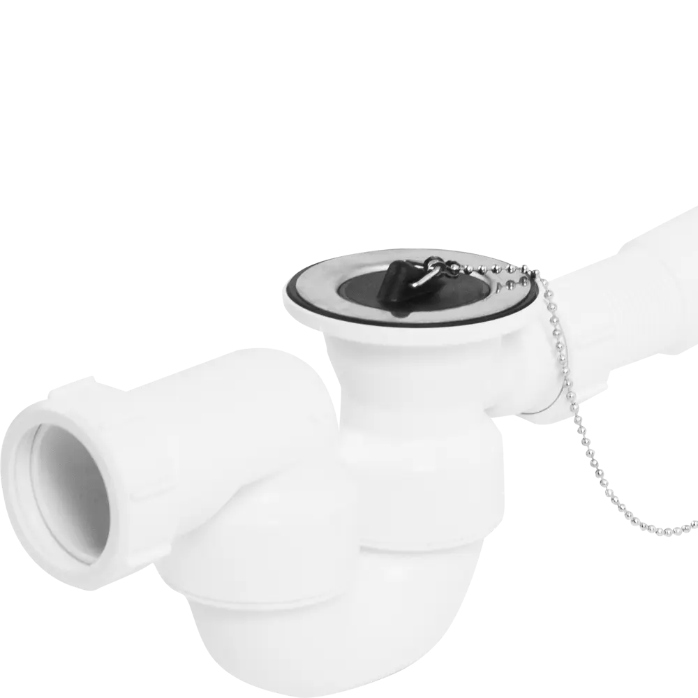 Сифон McAlpine для ванны с регулируемым переливом и пробкой 82422800 STLM-0027095 - Вид №1