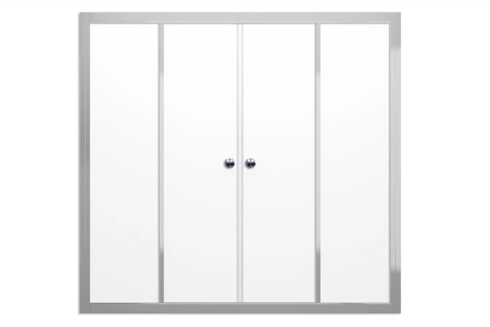 МЕТАКАМ Ширма для ванны «Купе» с раздвижной системой 170х140 см 82250845