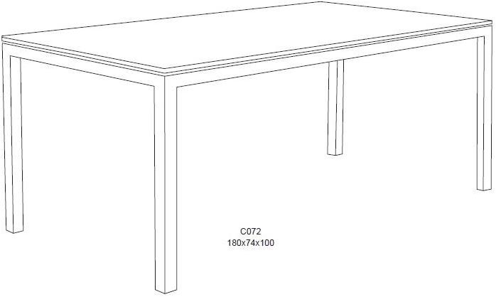 Recor Home Прямоугольный кварцевый стол sun-id-1376052 - Вид №3